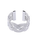 Silver Plated Net Shaped Alloy Bracelet