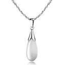 Graceful 925 sterling zilveren Opal Drop Hanger Collier