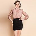 TS Royal High Neck Organza Rüschen Bluse Shirt