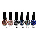 Glitter Nail Polish (15 ml, 3 botellas)