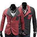 Los hombres de algodón barato cruzado Ocio Coat (varios colores y tamaños)