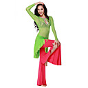 Performance Dancewear Tulle and Crystal Cotton Belly Dance Outfits For Ladies More Colors