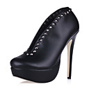 ETHEL - Enkellaarzen Stilettohak Imitatieleer