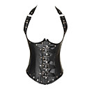 Frente Encanto PU Busk Corsets Fajas Cierre