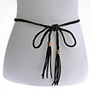 Kvinners Bohemian Linen Frynser Woven Belt