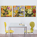 Stretched Canvas Print Still Life Set of 3 1301-0169