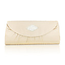 Charming Satin with Crystal Evening Handbag/Clutches(More Colors)