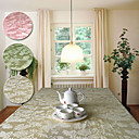 Vintage Floral Cotton Blend Table Cloth and 8pcs Napkin (Set of 9)