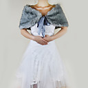 Beautiful Faux Fur Evening/Wedding Shawl