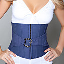 Unique Faux Leather Strapless Front Zipper Closure Corsets Shapewear