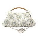 Charming Satin with Beadings and Sequins Evening Handbag/Clutches(More Colors)