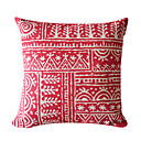 Arbre Pays & Floral Coton / Lin Coussin décoratif