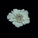 Moda satén con Pearl / Celada Rhinestone Mujeres Flor