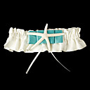 Cetim delicado com Garter casamento Starfish