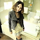 Women's Slim Denim Lapel Short Jacket
