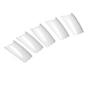 100pcs Professional French False Acrylic Nail Art Tips White Sawtooth