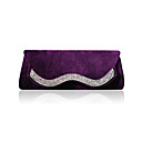 Elegante Velvet mit Crystal Abend Handtasche / Kupplungen (More Colors)