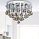 100W luce moderna soffitto artistico con 5 luci e Crystal Pendenti Perline