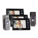 7"Color Video Door Phone,with SD card Picture Record,Taking Photo (2 Camera To 3 Monitor)