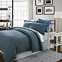 3PCS Santos Mini Check Jacquard Full Duvet Cover Set