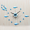 Modern Fish Design Acrylic Wall Clock