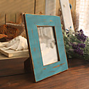 6 "Antique Blue Country marco de foto