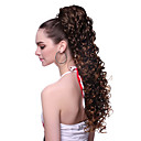 Synthétique de haute qualité Brown Ponytail ondulés Moderm