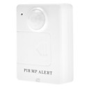 Wireless PIR Sensor Motion Detector GSM Alarm System Alert Monitor Remote Control- White