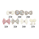 5PCS 3D Alloy Nail Decorations Diamond No.6 (assorti kleur)