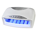 UV Gel Electric 54W Plastic White Nail Drier with Free Transfer Adapter