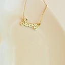 Gouden Letters Women's Necklace