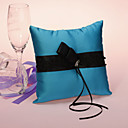 Blaue Hochzeit Ringkissen Mit Ribbon Sash
