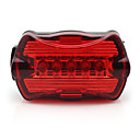 5-LED Plastic Bicycle Warning Light Fahrrad Rücklicht S250011