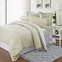 3PCS Ancud Check Jacquard Twin/Queen/King Duvet Cover Set