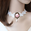 Pretty Rose Lace Necklace