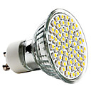 GU10 3.5W 60x3528SMD 250-350LM 2800-3200K Warm White Light LED Spot Bulb (220-240V)