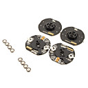 GT Power Lights LED dynamique de roue Set rouge pour 1/8 1/10 échelle moyeux hexagonaux w/12mm