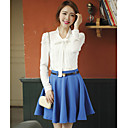 Belted geplooide dames Rok