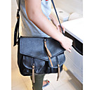 bolso crossbody vendimia base ocasional de las mujeres