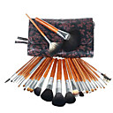 28PCS Mink Hair Professional Makeup Brush Set with Beautiful Design Bag