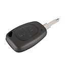 2-Button Carcasa teclas del control remoto para Renault