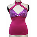 Paars pailletten Women's Club Top