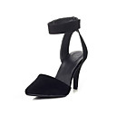 Suede Stiletto Heel Closed Toe Party / Evening Shoes