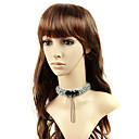 Handmade Gray Wool Princess Lolita Necklace with Tassels