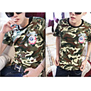 Men's Ronde Print Militaire Korte T-shirt