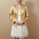 Nice Long Sleeve Satin Evening/Wedding Wrap/Jacket (More Colors)