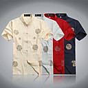 Männer im chinesischen Stil Kurzarm T-Shirt