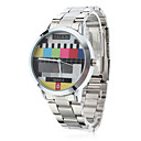 Unisex Alloy Quarz Analog Wrist Watch (Silver)