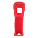 Boîtier de protection en silicone pour Wii / Wii Controller U distance (Rouge)