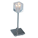 40W Minimalist Table Light with Cubic Crystal Shade and Metal Arm(G9 Base)